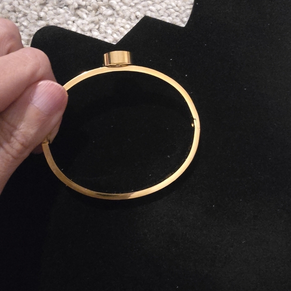 18kgp Gold Bracelet with Crystal Accent - Picture 2 of 10